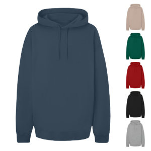 Худі оверсайз однотонне для друку унісекс модель Oversize утеплене з начосом