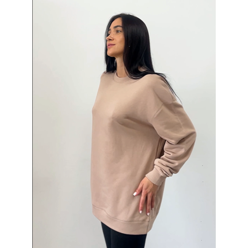 Світшот оверсайз однотонний для друку унісекс модель Oversize