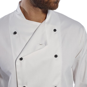 Кітель кухарський Comfortable cooking M01 чоловічий з довгим рукавом (застібки - пуклі). Photo 2