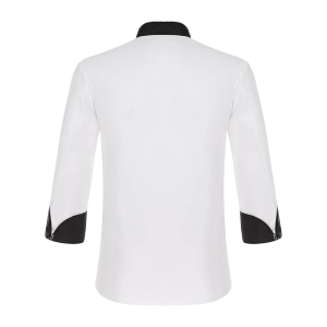 Форма для кухарів кітель кухарський Comfortable cooking M04 з кольоровими елементами (застібки гудзики). Photo 2