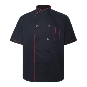 Кітель кухаря Comfortable cooking M06 чоловічий з коротким рукавом (застібки - гудзики)