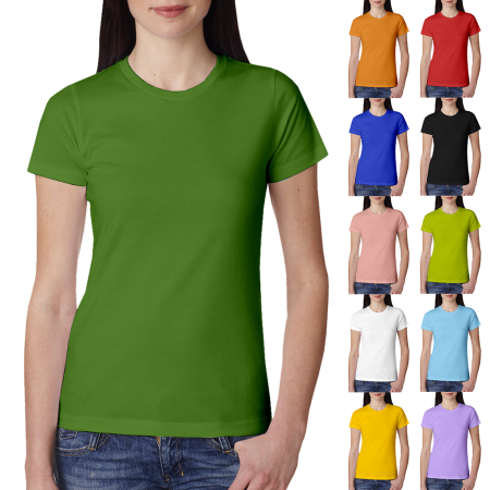 Футболка для друку жіноча 190гр. однотонна СДВУ Premium cotton