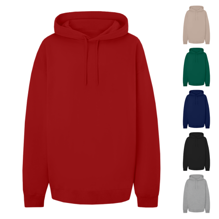 Худі оверсайз однотонне для друку унісекс модель Oversize