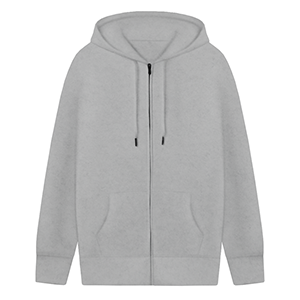 Зіп-худі оверсайз однотонне для друку унісекс модель ZIP-худі Oversize зіпка. Photo 2